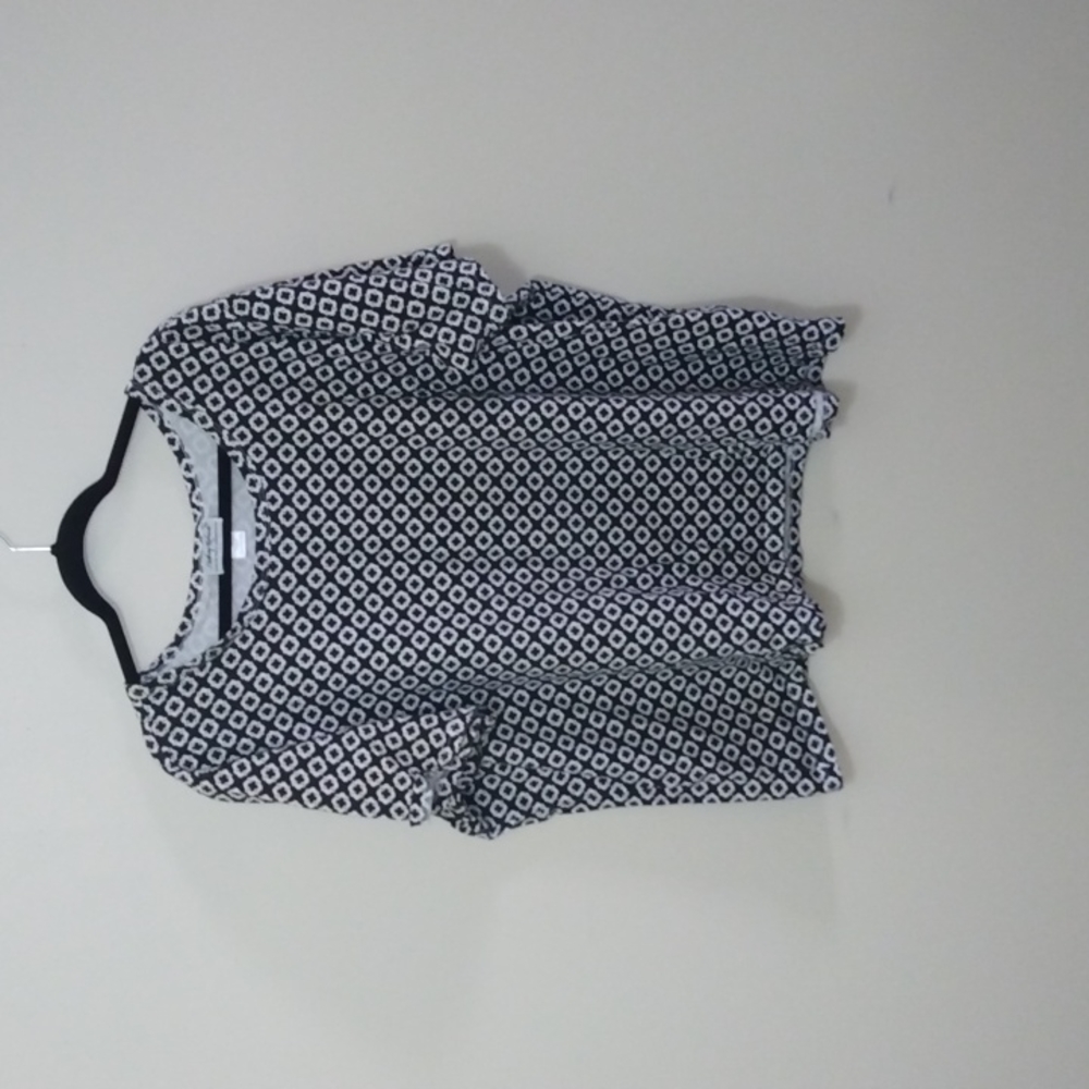 ANTHONY RICHARD BLACK/WHITE SHIRT 4X